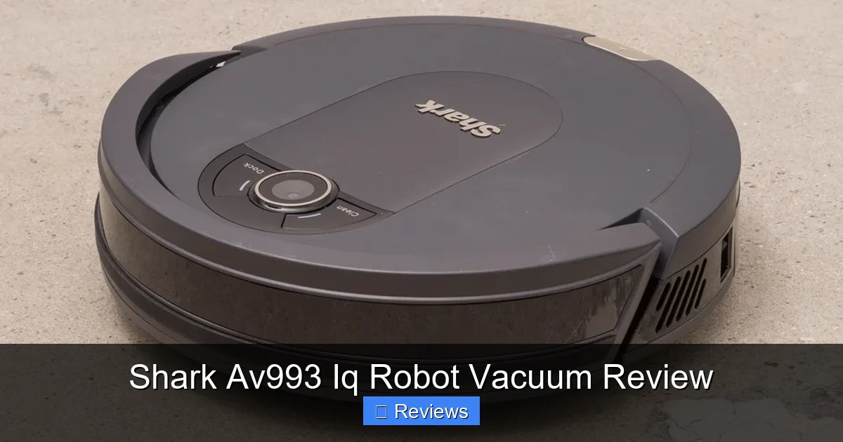 Shark Av993 Iq Robot Vacuum Review