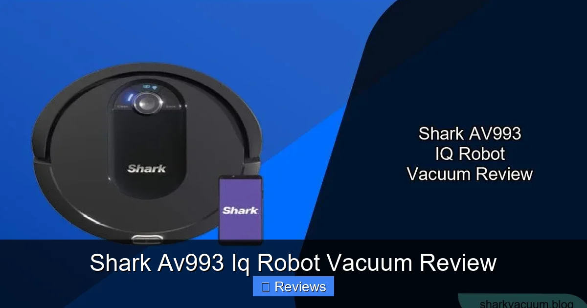 Shark Av993 Iq Robot Vacuum Review