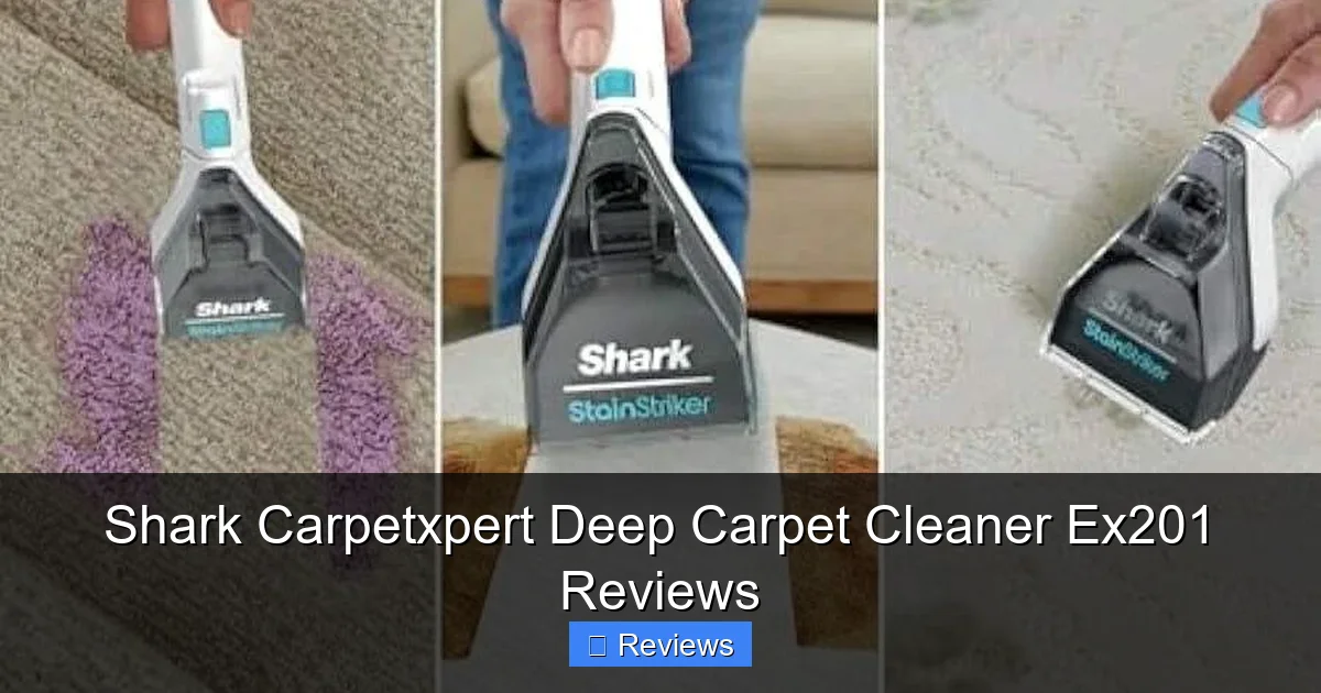 Shark Carpetxpert Deep Carpet Cleaner Ex201 Reviews