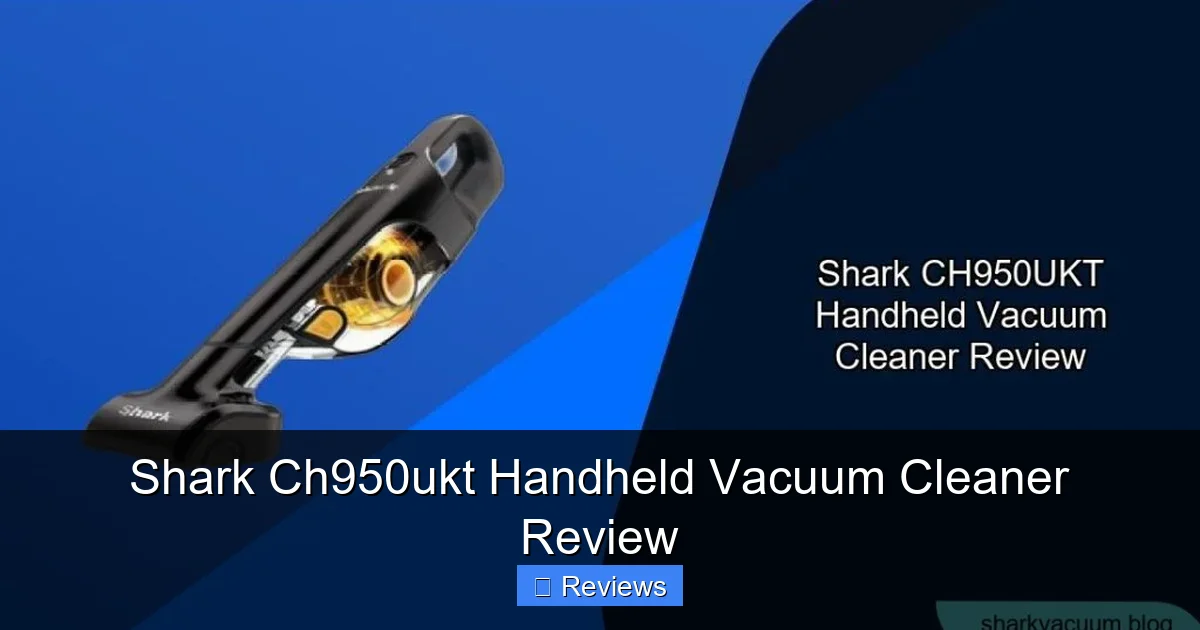 Shark Ch950ukt Handheld Vacuum Cleaner Review