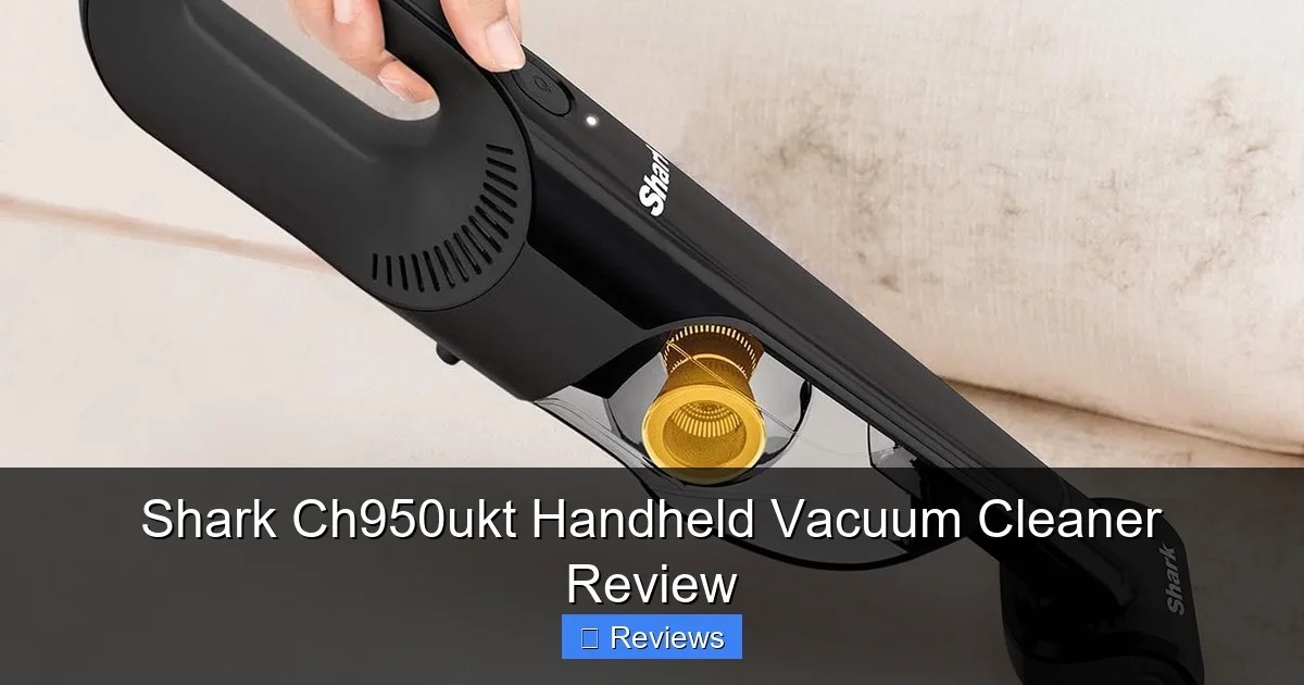 Shark Ch950ukt Handheld Vacuum Cleaner Review