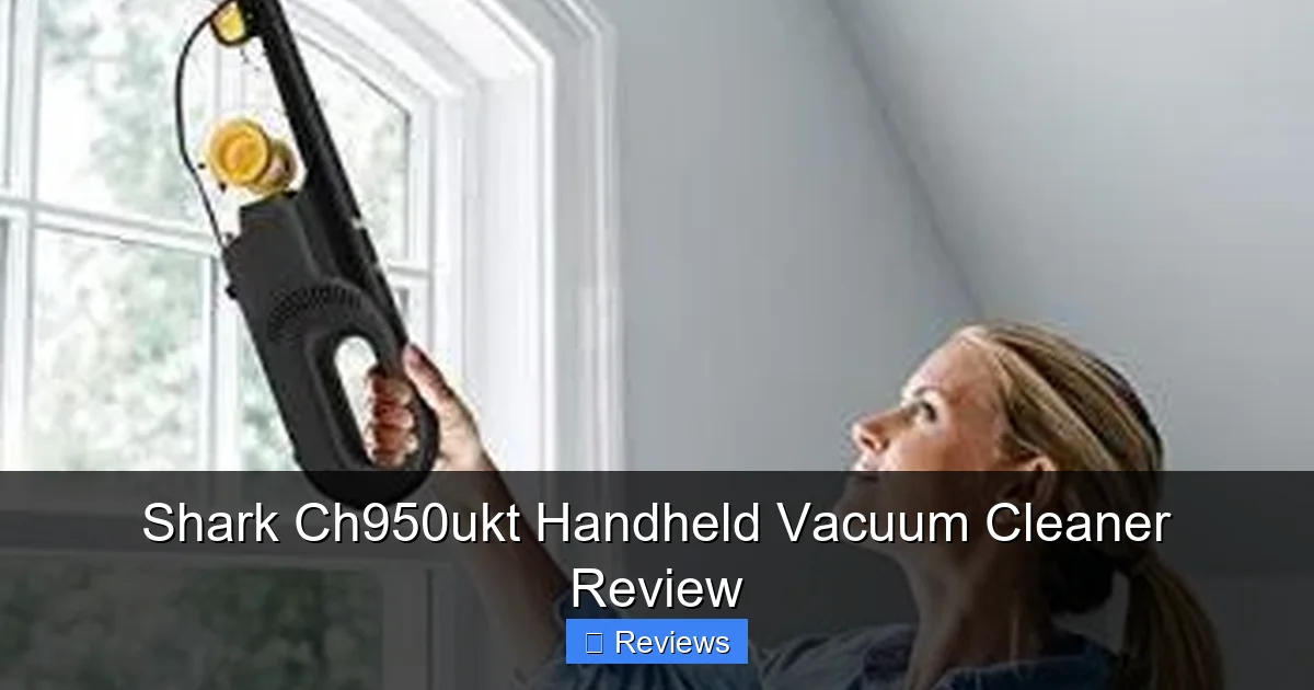 Shark Ch950ukt Handheld Vacuum Cleaner Review