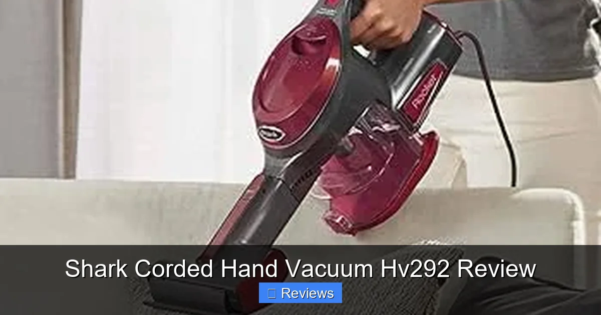 Shark Corded Hand Vacuum Hv292 Review