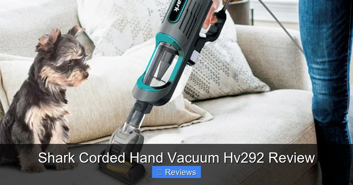 Shark Corded Hand Vacuum Hv292 Review
