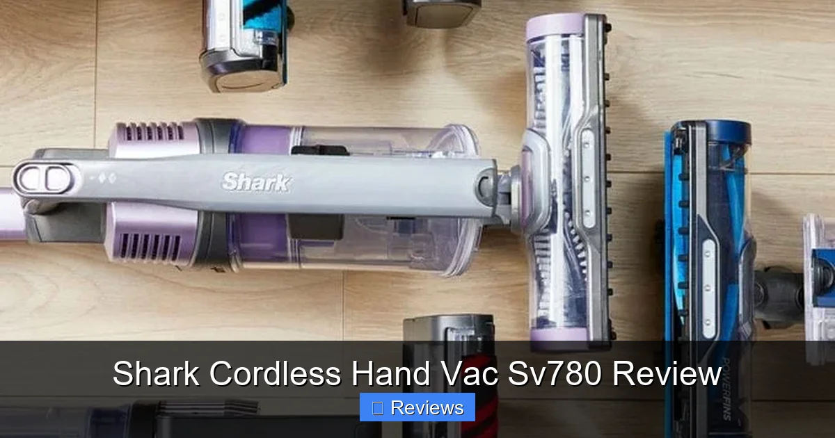 Shark Cordless Hand Vac Sv780 Review