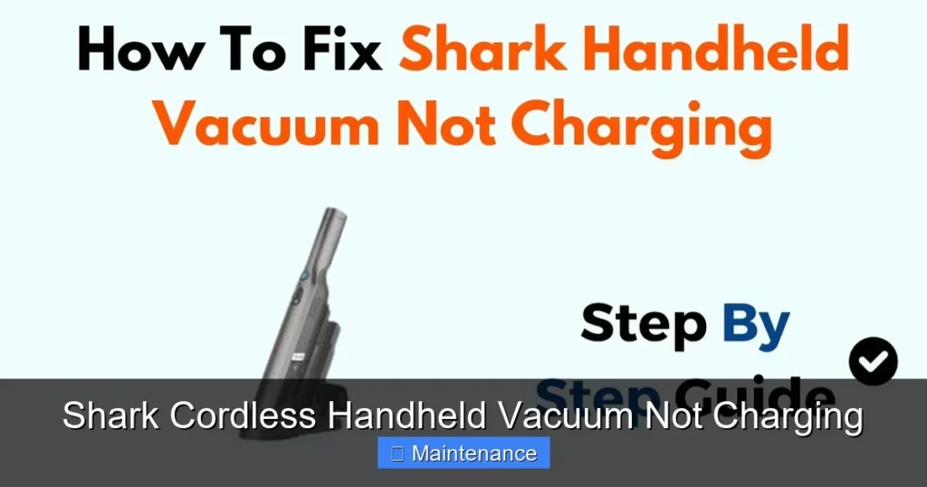 Shark Cordless Handheld Vacuum Not Charging
