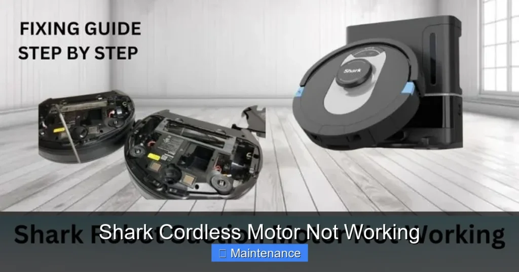 Shark Cordless Motor Not Working