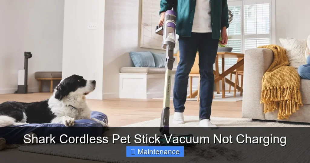 Shark Cordless Pet Stick Vacuum Not Charging