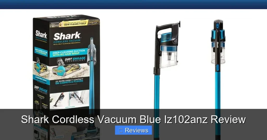Shark Cordless Vacuum Blue Iz102anz Review