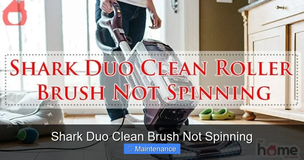 Shark Duo Clean Brush Not Spinning