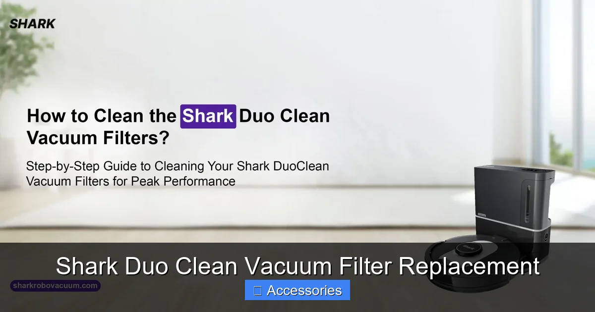 Shark Duo Clean Vacuum Filter Replacement