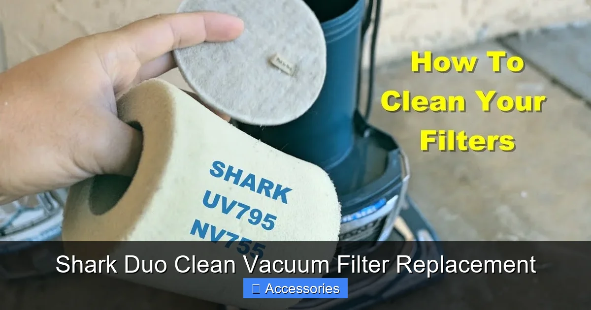 Shark Duo Clean Vacuum Filter Replacement