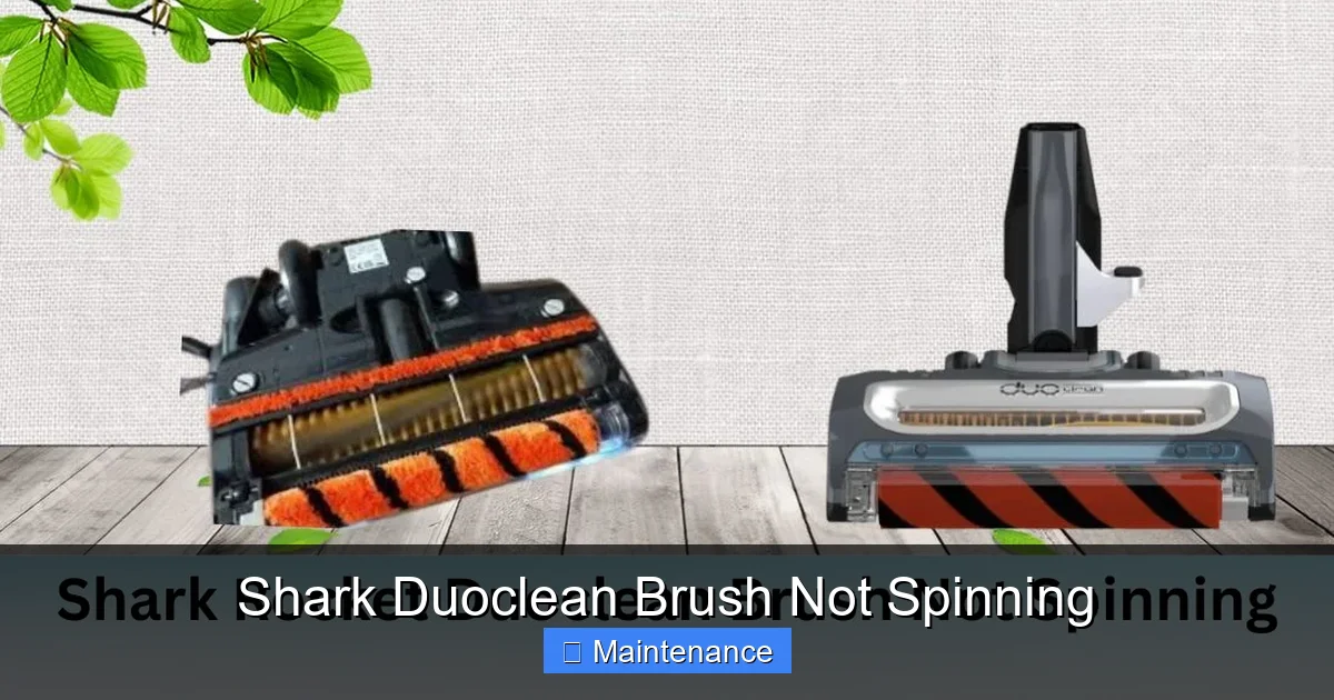 Shark Duoclean Brush Not Spinning