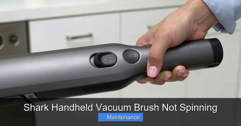 Shark Handheld Vacuum Brush Not Spinning