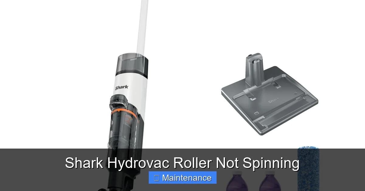 Shark Hydrovac Roller Not Spinning