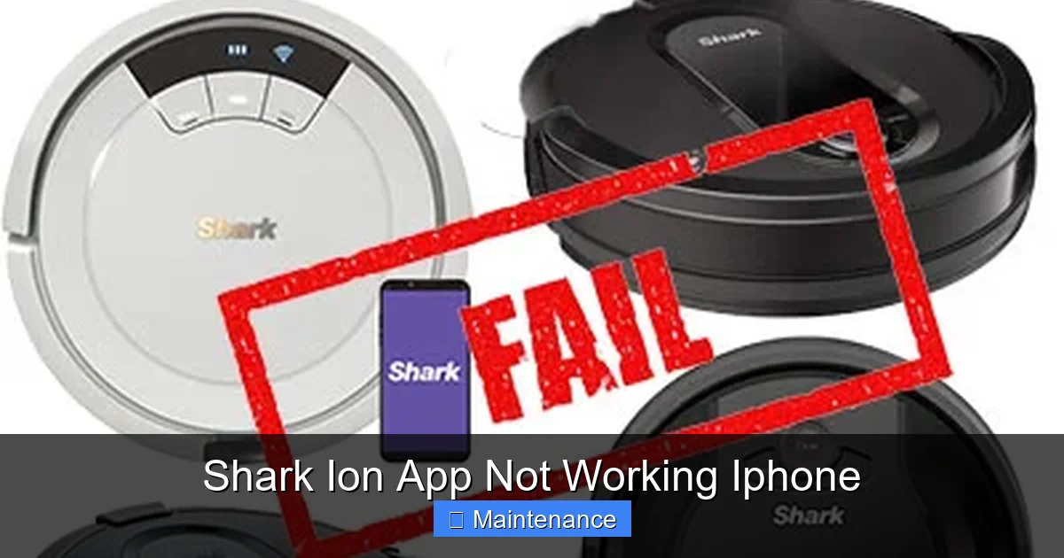 Shark Ion App Not Working Iphone