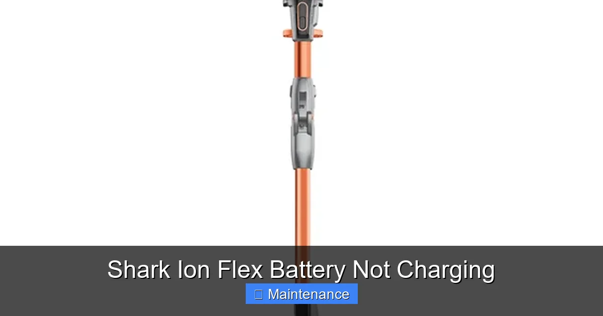 Shark Ion Flex Battery Not Charging