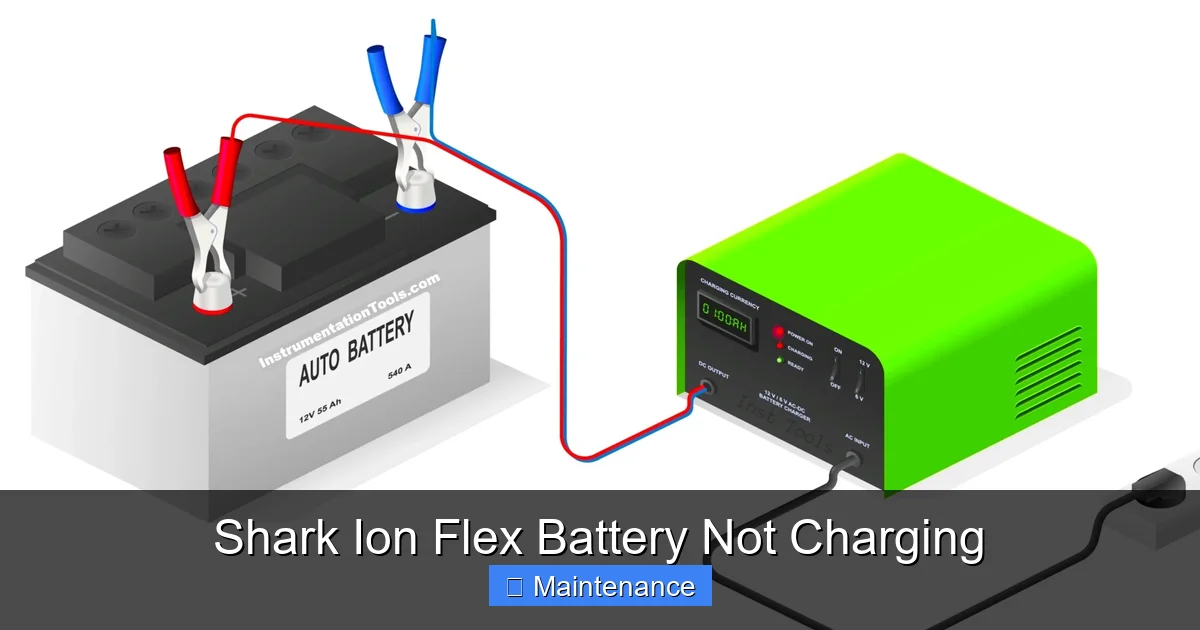 Shark Ion Flex Battery Not Charging