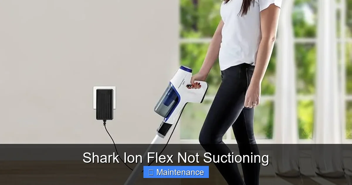 Shark Ion Flex Not Suctioning