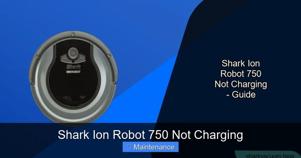 Shark Ion Robot 750 Not Charging