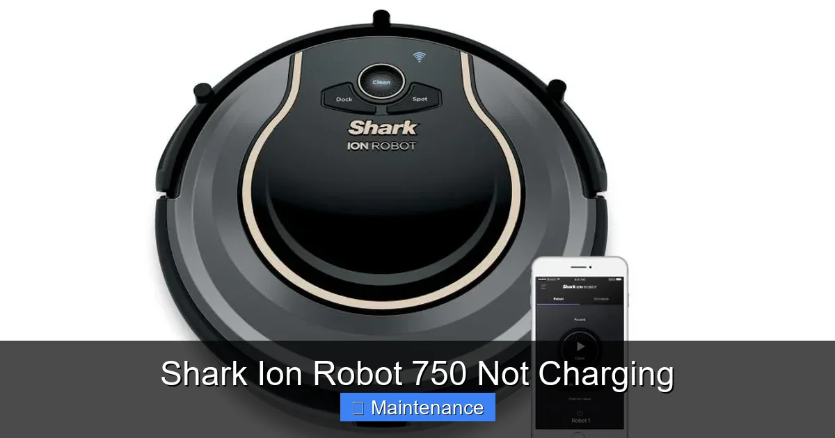Shark Ion Robot 750 Not Charging