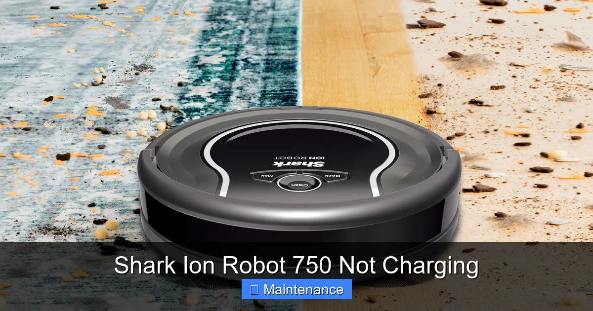 Shark Ion Robot 750 Not Charging