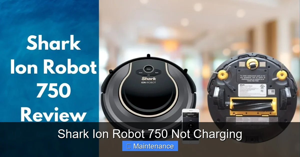 Shark Ion Robot 750 Not Charging