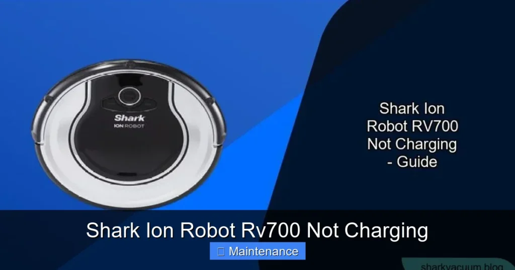 Shark Ion Robot Rv700 Not Charging