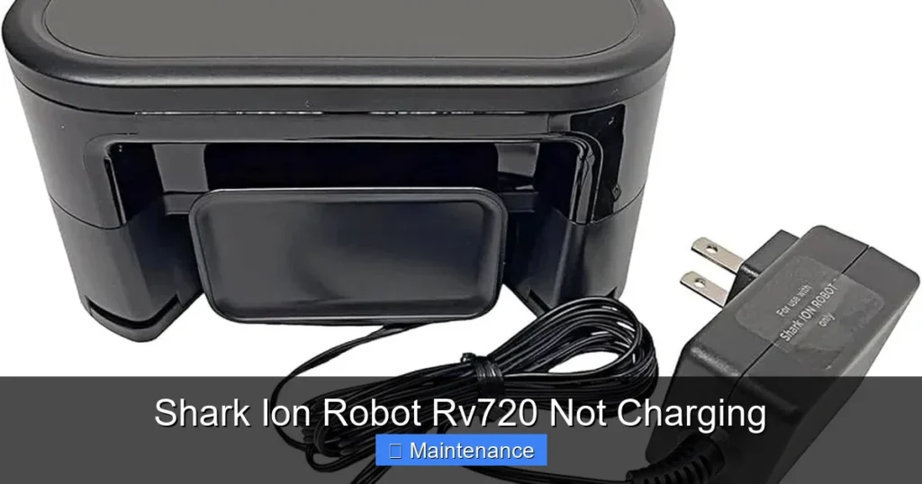 Shark Ion Robot Rv720 Not Charging