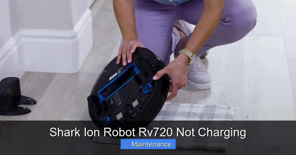 Shark Ion Robot Rv720 Not Charging