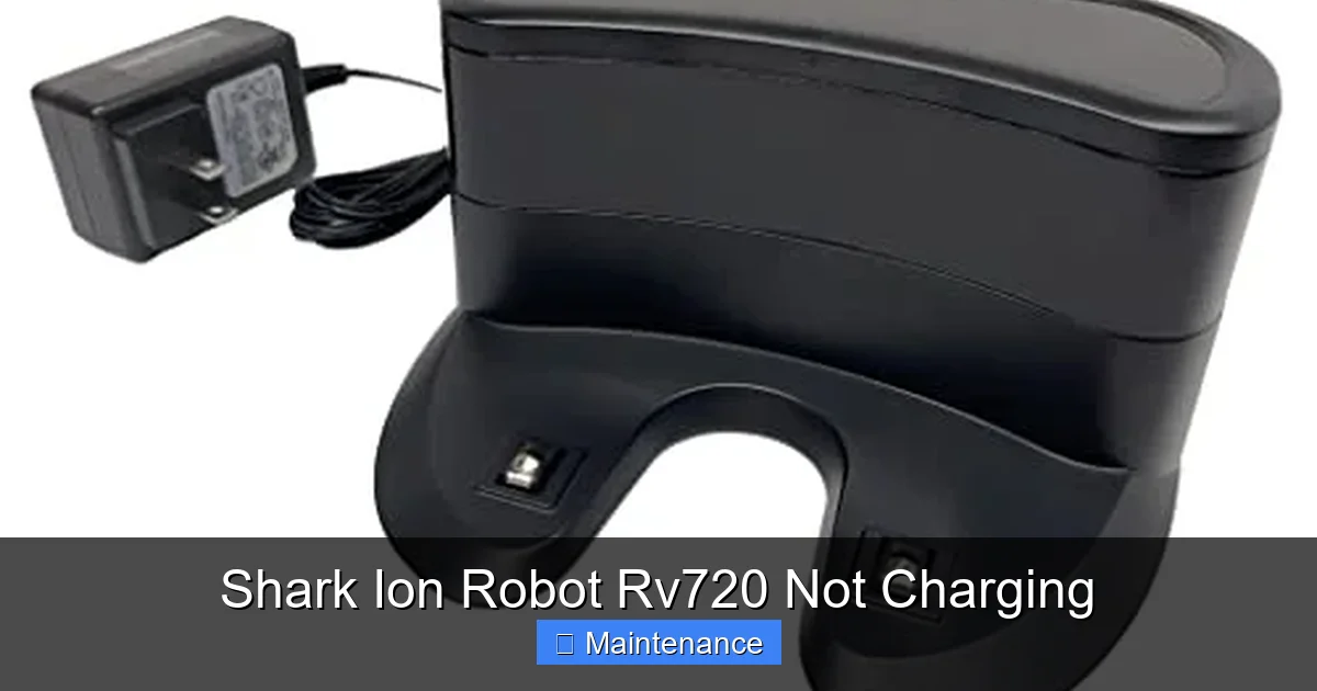 Shark Ion Robot Rv720 Not Charging