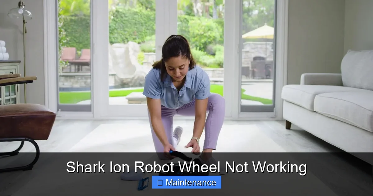 Shark Ion Robot Wheel Not Working