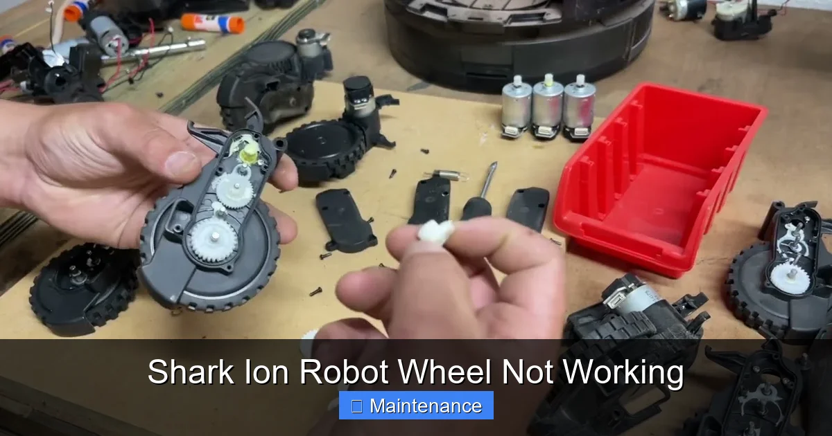 Shark Ion Robot Wheel Not Working