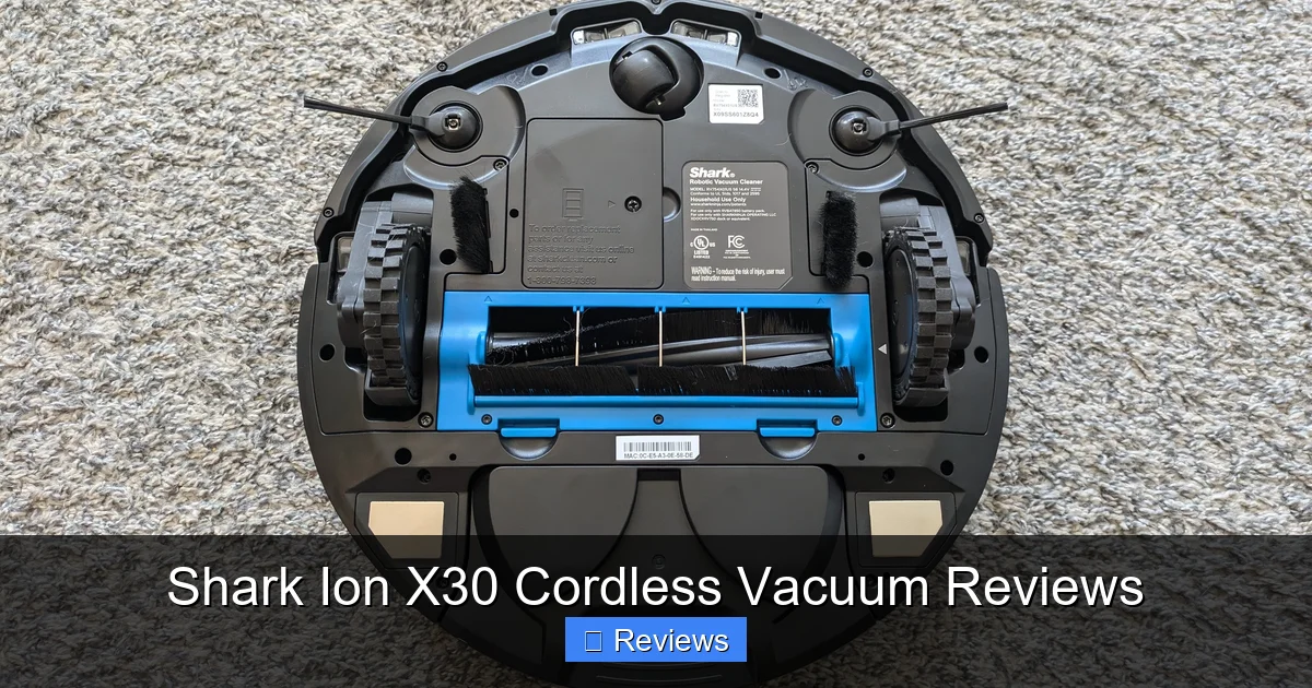 Shark Ion X30 Cordless Vacuum Reviews