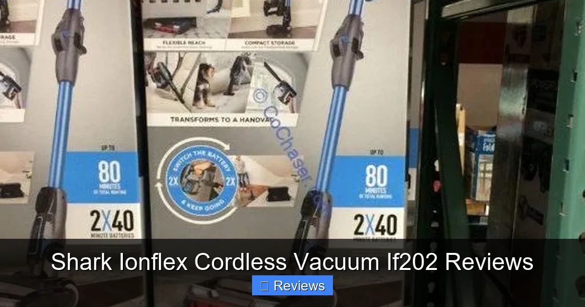Shark Ionflex Cordless Vacuum If202 Reviews