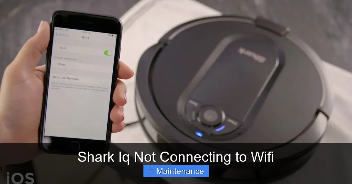 Shark Iq Not Connecting to Wifi