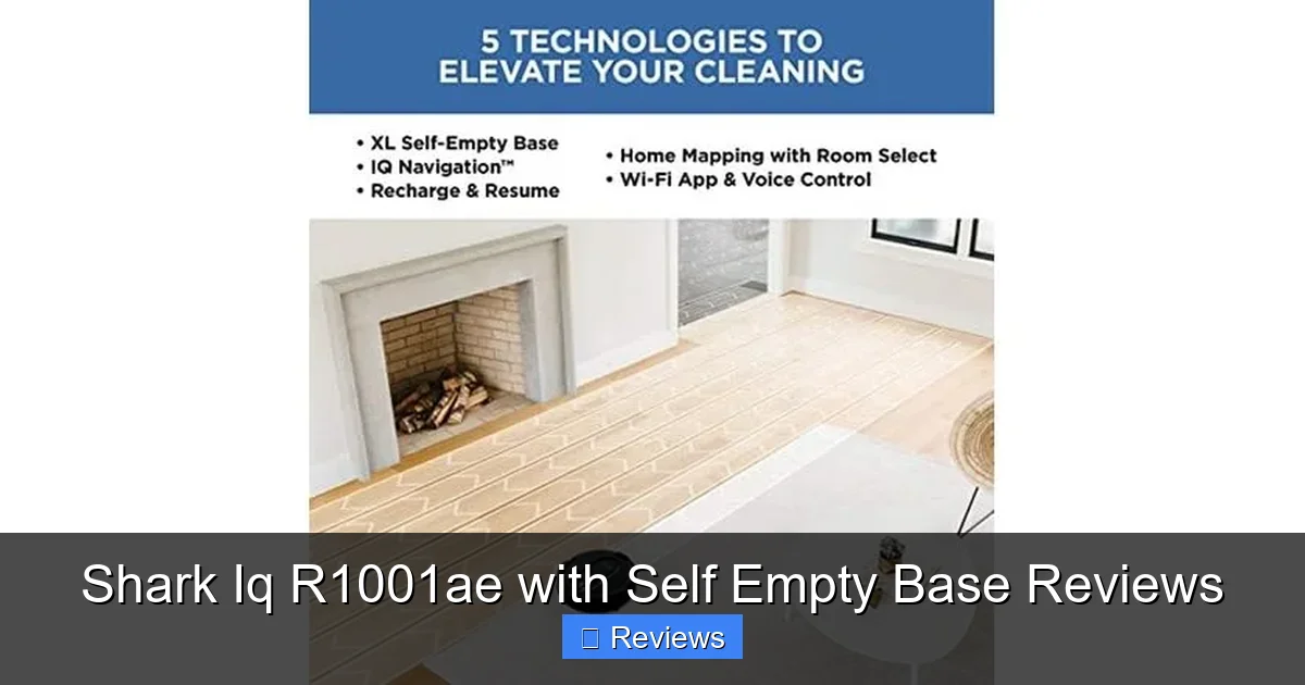 Shark Iq R1001ae with Self Empty Base Reviews