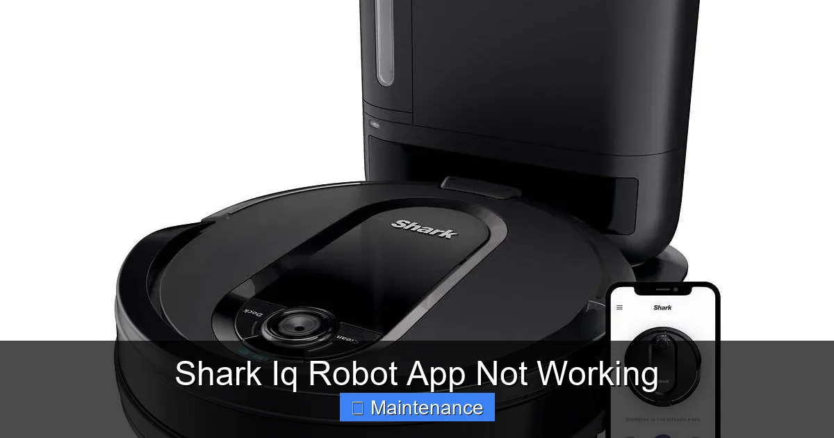 Shark Iq Robot App Not Working