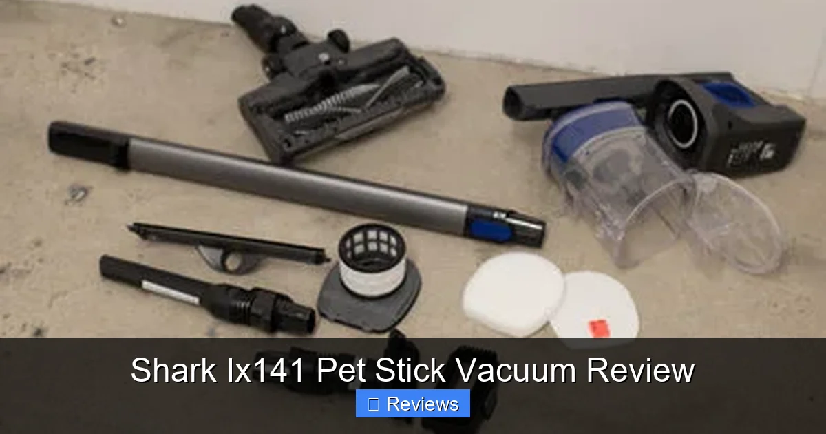 Shark Ix141 Pet Stick Vacuum Review