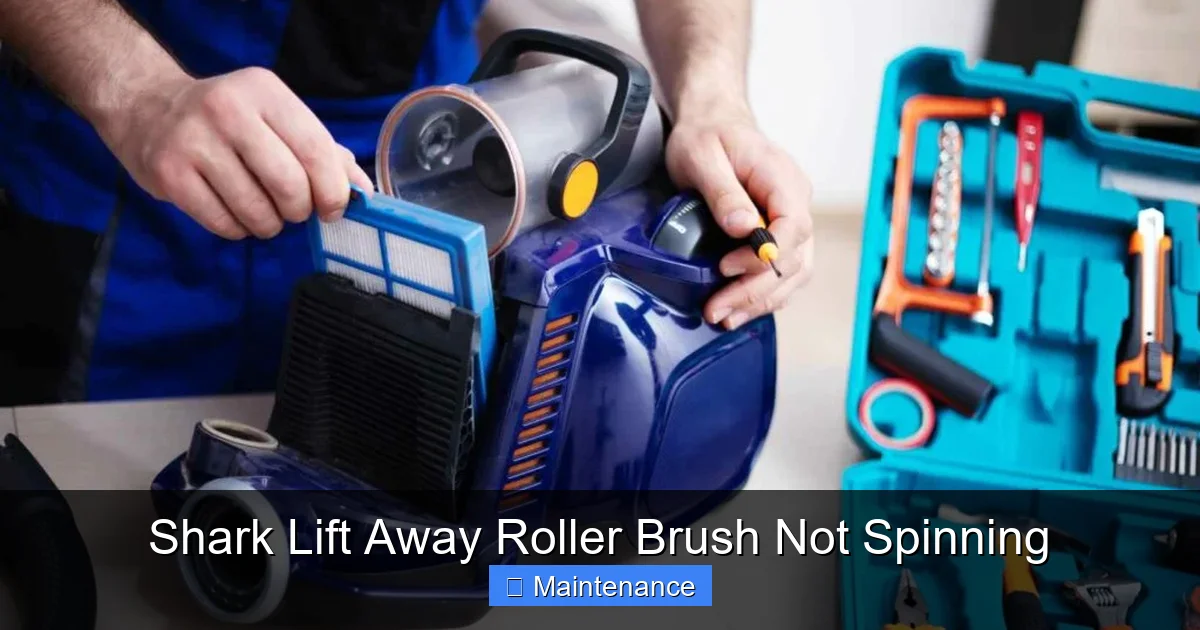 Shark Lift Away Roller Brush Not Spinning