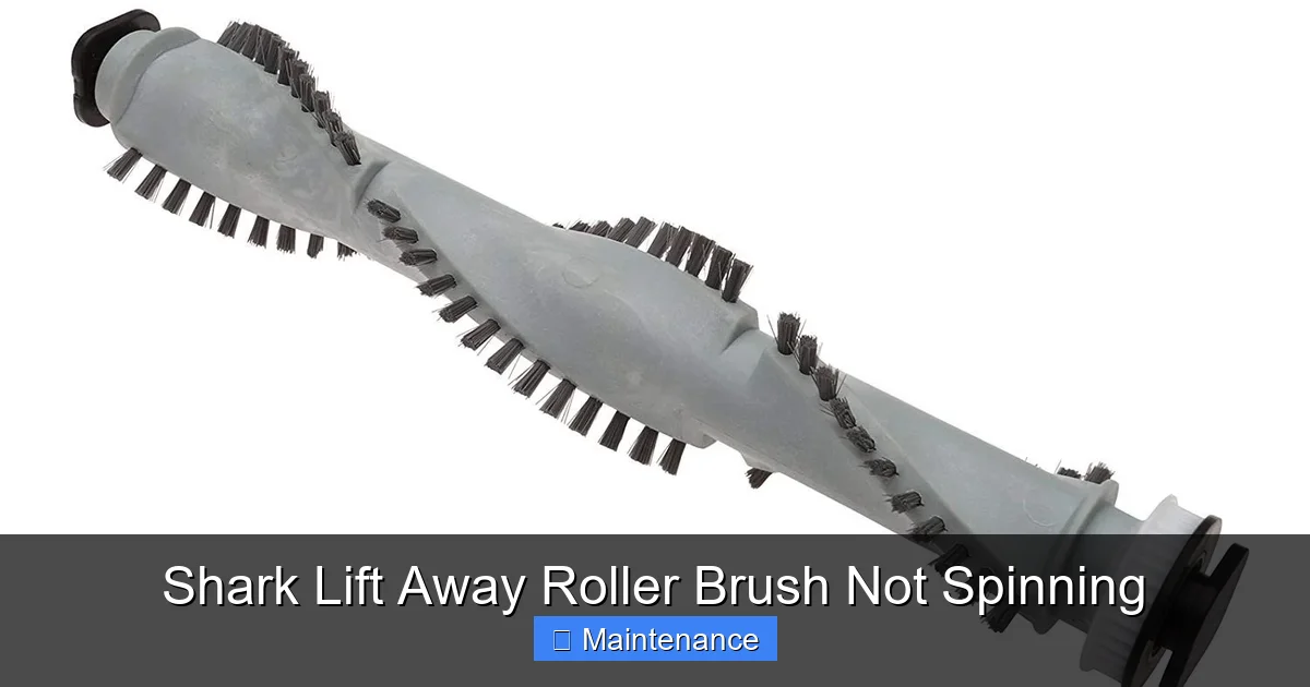 Shark Lift Away Roller Brush Not Spinning