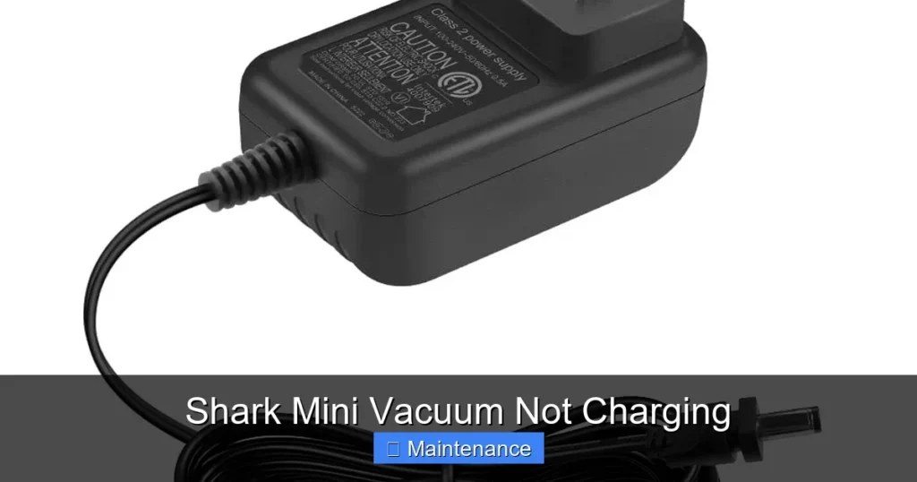 Shark Mini Vacuum Not Charging