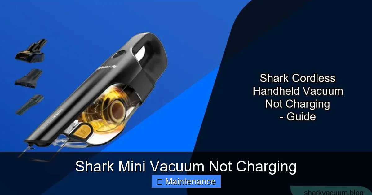 Shark Mini Vacuum Not Charging