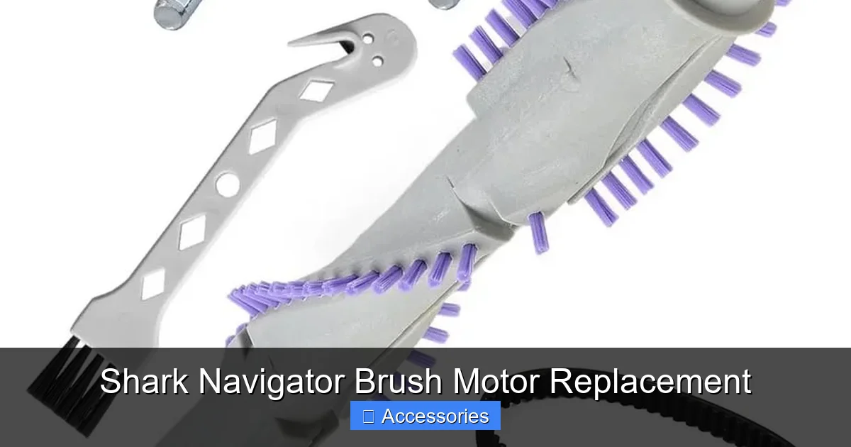 Shark Navigator Brush Motor Replacement