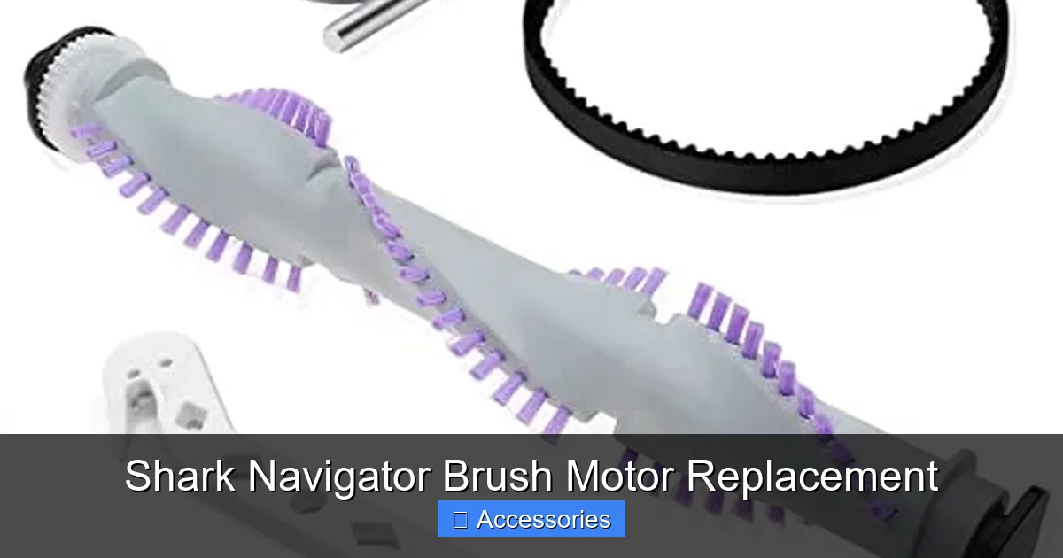 Shark Navigator Brush Motor Replacement