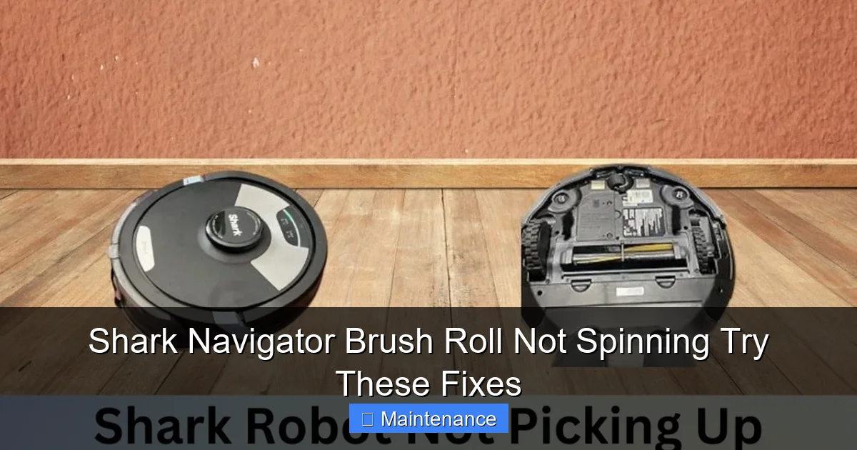 Shark Navigator Brush Roll Not Spinning Try These Fixes