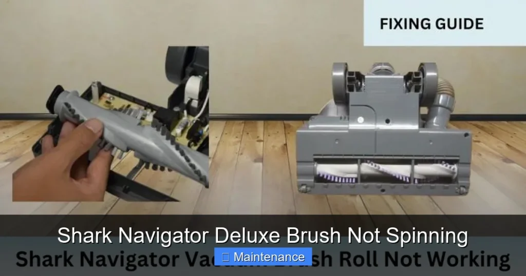 Shark Navigator Deluxe Brush Not Spinning