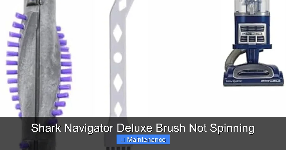 Shark Navigator Deluxe Brush Not Spinning
