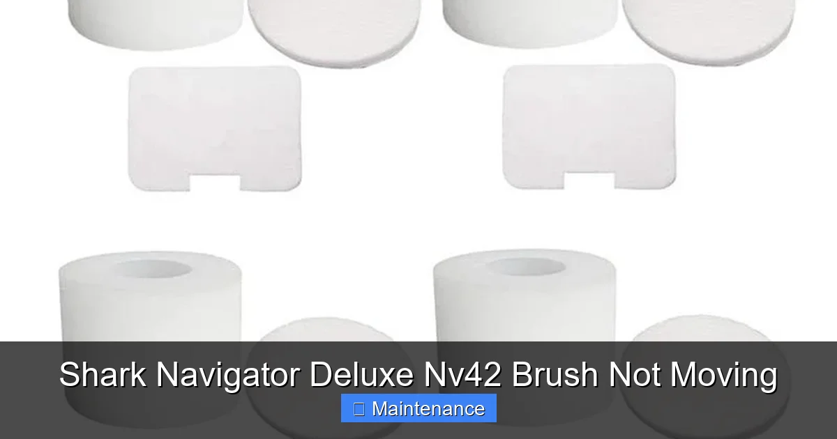 Shark Navigator Deluxe Nv42 Brush Not Moving
