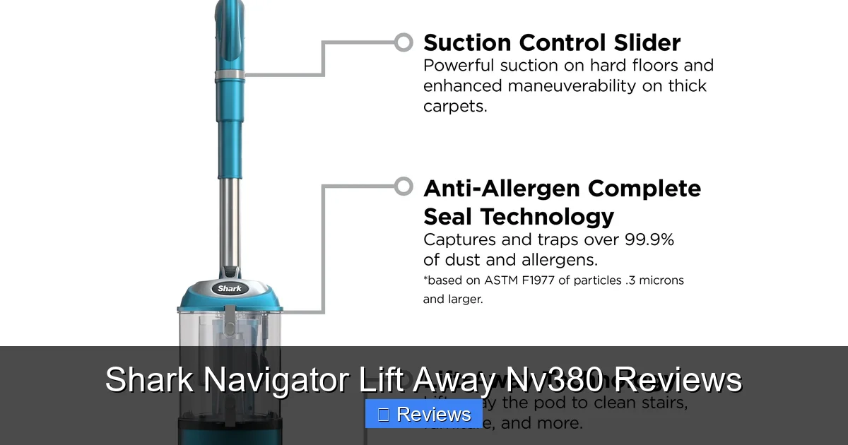 Shark Navigator Lift Away Nv380 Reviews